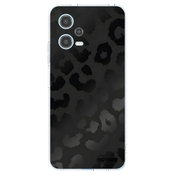 Picasee silikonowe przeźroczyste etui na Xiaomi Redmi Note 12 5G - Midnight Leopard