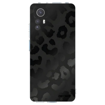 Picasee silikonowe przeźroczyste etui na Xiaomi Redmi Note 12S - Midnight Leopard