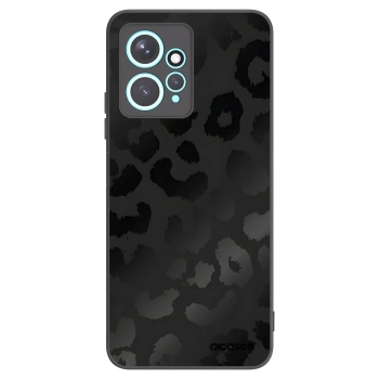 Picasee silikonowe czarne etui na Xiaomi Redmi Note 12 4G - Midnight Leopard