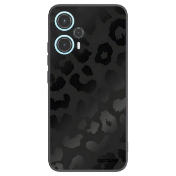 Picasee silikonowe czarne etui na Xiaomi Poco F5 - Midnight Leopard