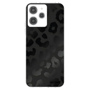 Picasee silikonowe przeźroczyste etui na Xiaomi Redmi 12 4G - Midnight Leopard