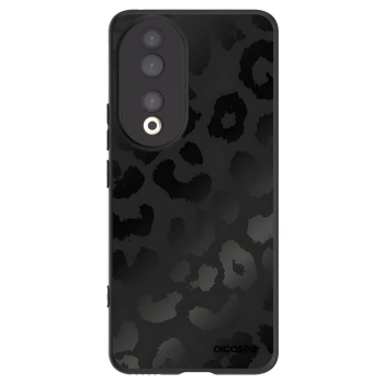 Picasee silikonowe czarne etui na Honor 90 5G - Midnight Leopard