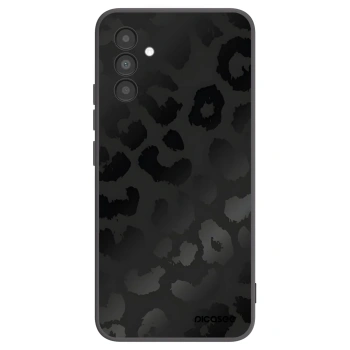 Picasee silikonowe czarne etui na Samsung Galaxy A04s A047F - Midnight Leopard