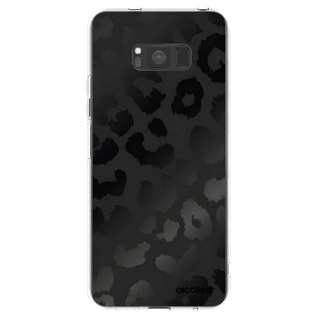 Picasee silikonowe przeźroczyste etui na Samsung Galaxy S8 G950F - Midnight Leopard