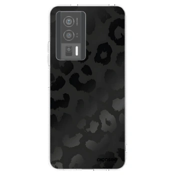 Picasee silikonowe przeźroczyste etui na Xiaomi Poco F5 Pro 5G - Midnight Leopard