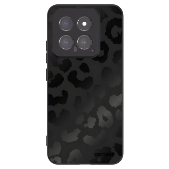 Picasee silikonowe czarne etui na Xiaomi 14 - Midnight Leopard