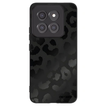 Picasee silikonowe czarne etui na Xiaomi 14 Pro - Midnight Leopard
