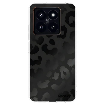 Picasee silikonowe przeźroczyste etui na Xiaomi 14 Pro - Midnight Leopard