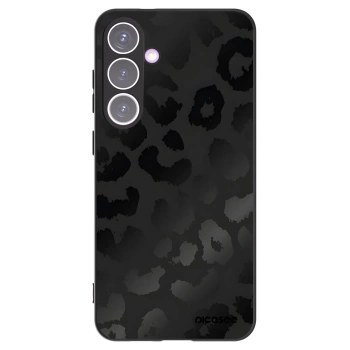 Picasee silikonowe czarne etui na Samsung Galaxy S24+ S926B 5G - Midnight Leopard