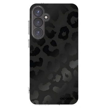 Picasee silikonowe przeźroczyste etui na Samsung Galaxy S23 FE S711B - Midnight Leopard
