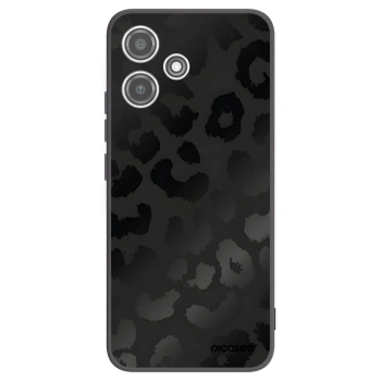 Picasee silikonowe czarne etui na Xiaomi Redmi 12 5G - Midnight Leopard