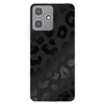 Picasee silikonowe przeźroczyste etui na Xiaomi Redmi 12 5G - Midnight Leopard