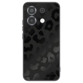 Picasee silikonowe czarne etui na Xiaomi Poco X6 - Midnight Leopard