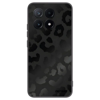 Picasee silikonowe czarne etui na Xiaomi Poco X6 Pro - Midnight Leopard