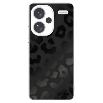 Picasee silikonowe przeźroczyste etui na Xiaomi Redmi Note 13 Pro+ 5G - Midnight Leopard