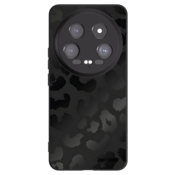 Picasee silikonowe czarne etui na Xiaomi 14 Ultra - Midnight Leopard