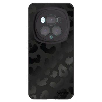 Picasee silikonowe czarne etui na Honor Magic6 Pro - Midnight Leopard