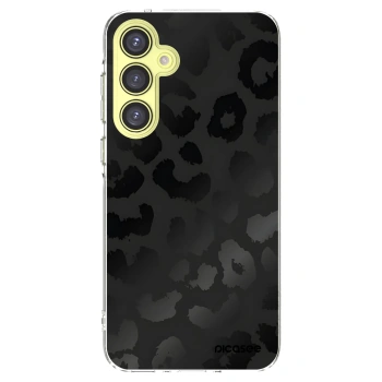 Picasee silikonowe przeźroczyste etui na Samsung Galaxy A35 5G A356B - Midnight Leopard