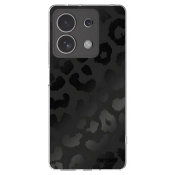 Picasee silikonowe przeźroczyste etui na Xiaomi Redmi Note 13 4G - Midnight Leopard