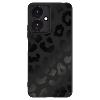 Picasee silikonowe czarne etui na Xiaomi Redmi 13C 5G - Midnight Leopard