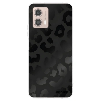 Picasee silikonowe przeźroczyste etui na Motorola Moto G53 5G - Midnight Leopard