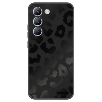 Picasee silikonowe czarne etui na Vivo V40 SE 5G - Midnight Leopard