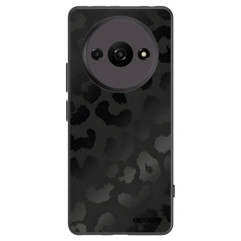 Picasee silikonowe czarne etui na Xiaomi Redmi A3 - Midnight Leopard