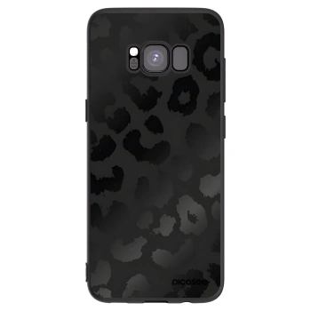Picasee silikonowe czarne etui na Samsung Galaxy S8 G950F - Midnight Leopard
