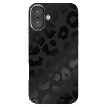 Picasee silikonowe przeźroczyste etui na Apple iPhone 16 Plus - Midnight Leopard