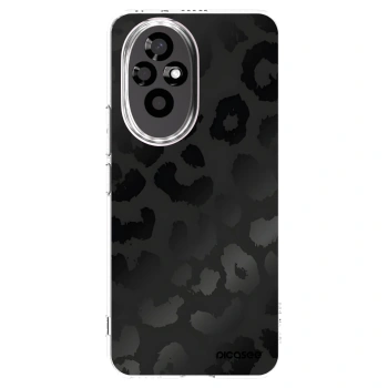 Picasee silikonowe przeźroczyste etui na Honor 200 5G - Midnight Leopard