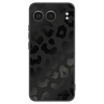 Picasee silikonowe czarne etui na OnePlus Nord 4 - Midnight Leopard
