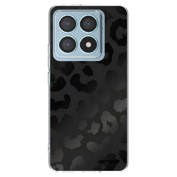 Picasee silikonowe przeźroczyste etui na Xiaomi 14T Pro - Midnight Leopard