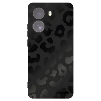 Picasee silikonowe czarne etui na Xiaomi Poco X7 - Midnight Leopard