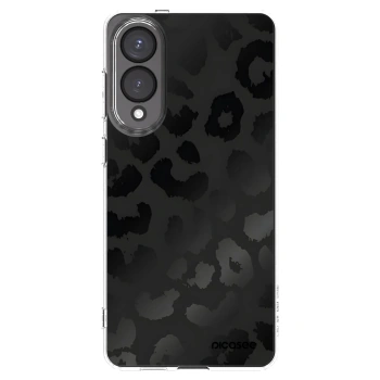 Picasee silikonowe przeźroczyste etui na Samsung Galaxy S25 Edge 5G - Midnight Leopard