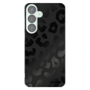 Picasee silikonowe przeźroczyste etui na Samsung Galaxy S25+ 5G - Midnight Leopard