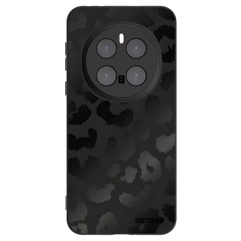 Picasee silikonowe czarne etui na Honor Magic7 Pro 5G - Midnight Leopard