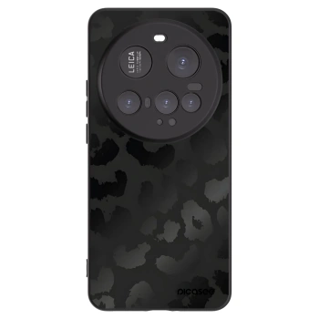 Picasee silikonowe czarne etui na Xiaomi 15 Ultra - Midnight Leopard