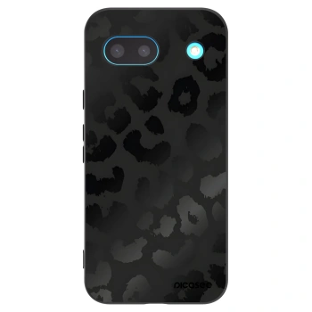 Picasee silikonowe czarne etui na Google Pixel 8a - Midnight Leopard