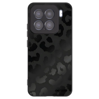 Picasee silikonowe czarne etui na Xiaomi 15 - Midnight Leopard