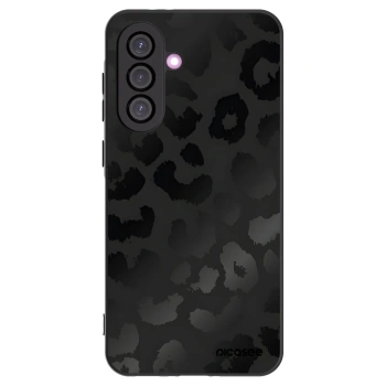 Picasee silikonowe czarne etui na Samsung Galaxy A56 5G A566B - Midnight Leopard
