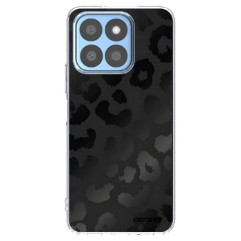 Picasee silikonowe przeźroczyste etui na Honor X8c - Midnight Leopard