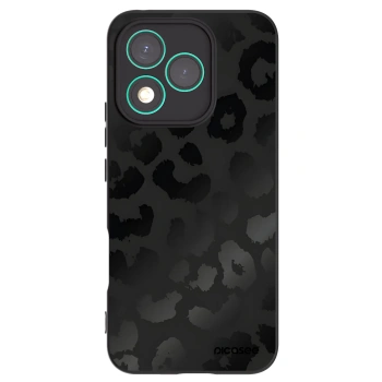 Picasee silikonowe czarne etui na Honor 400 Lite 5G - Midnight Leopard