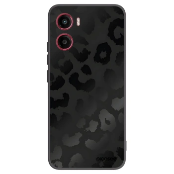 Picasee silikonowe czarne etui na Motorola Moto G05 - Midnight Leopard