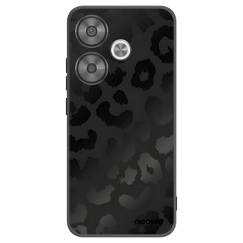 Picasee silikonowe czarne etui na Xiaomi Poco F6 - Midnight Leopard