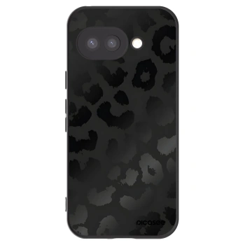 Picasee silikonowe czarne etui na Google Pixel 9a - Midnight Leopard