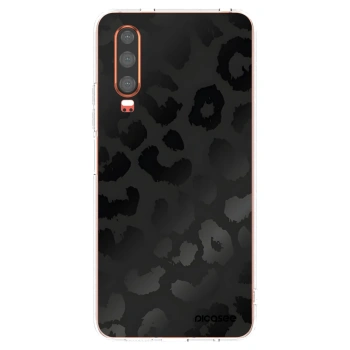 Picasee silikonowe przeźroczyste etui na Huawei P30 - Midnight Leopard