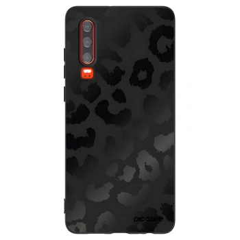 Picasee silikonowe czarne etui na Huawei P30 - Midnight Leopard