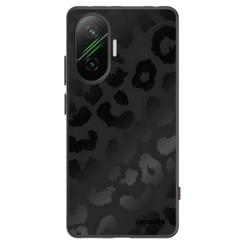 Picasee silikonowe czarne etui na Xiaomi Poco F7 5G - Midnight Leopard