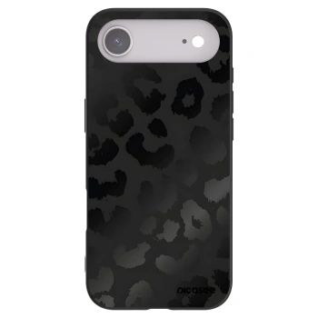 Picasee silikonowe czarne etui na Apple iPhone Air - Midnight Leopard