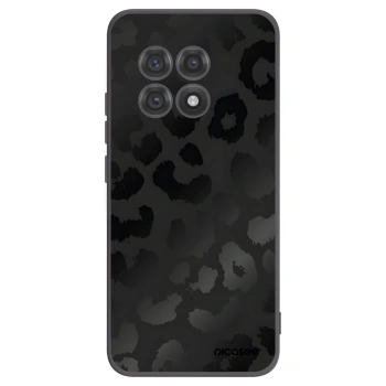 Picasee silikonowe czarne etui na OnePlus 13R 5G - Midnight Leopard